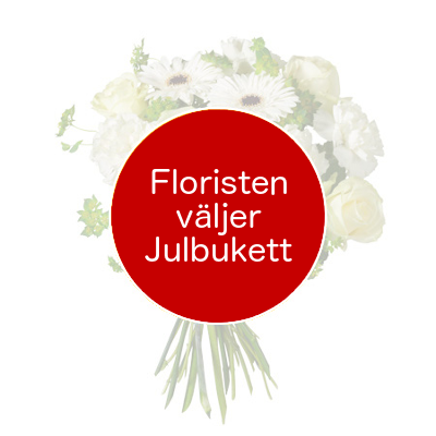 Floristen väljer Julbukett